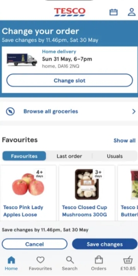 Tesco Grocery & Clubcard