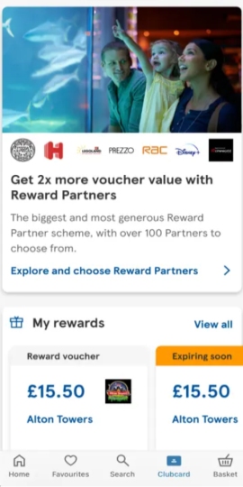Tesco Grocery & Clubcard