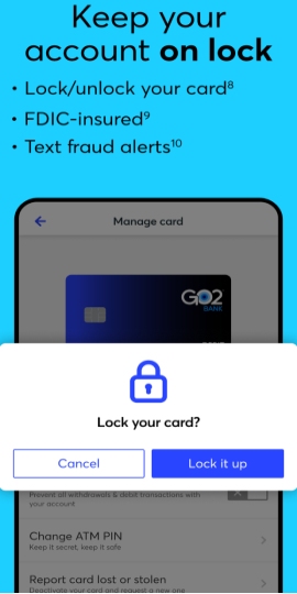 GO2bank: Mobile banking