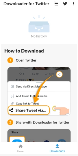 Download Twitter Videos - GIF
