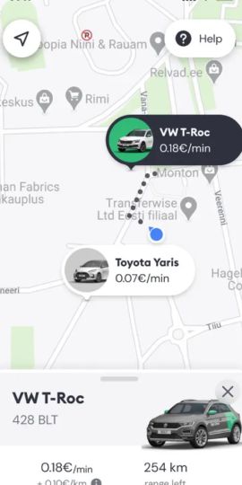 Bolt: Request a Ride