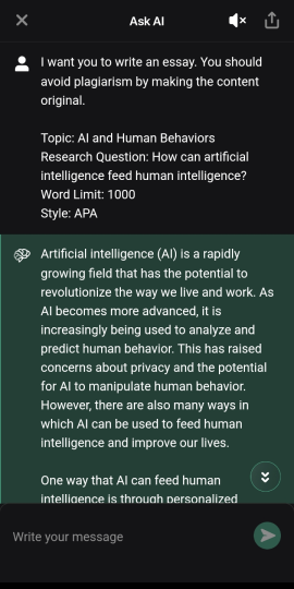 Ask AI - Chat with Chatbot