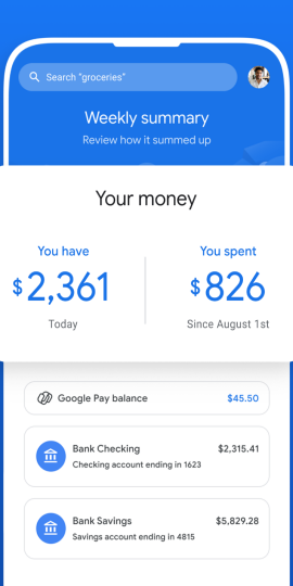 Google Pay: Save and Pay