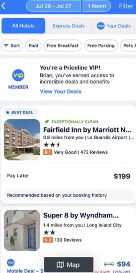 Priceline: Hotel, Flight & Car