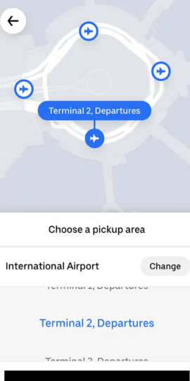Uber - Request a ride