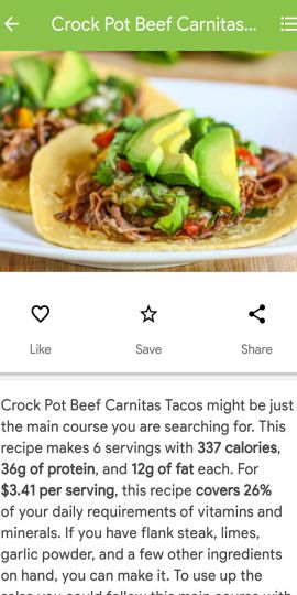Recipes Home - Recipes & Lists